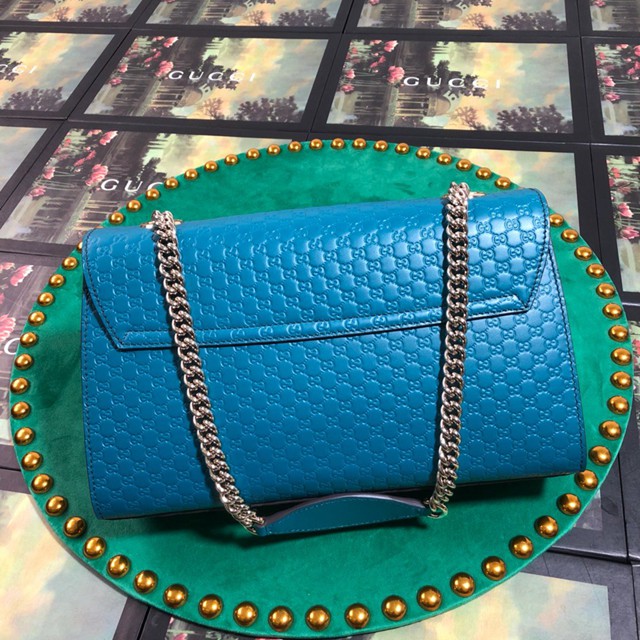 Gucci經典款女包 449635 古馳GUCCI女士雙G紋單肩鏈條包 Gucci斜挎女包  gqy2849